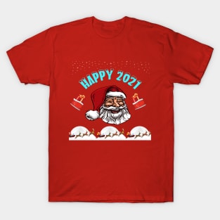 Сhristmas illustration with Santa Claus T-Shirt